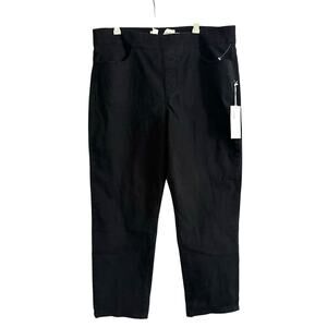 SOFT SURROUNDINGS The Ultimate Denim Pull-On Crop Pants Jeans  - Sz Large - NWT